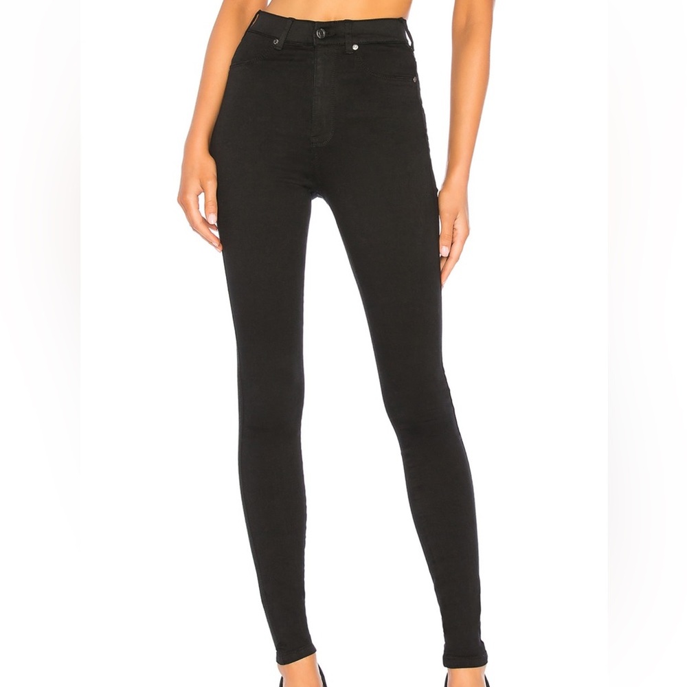 Citizens of Humanity Chrissy Luxe Touch Sculpt High Rise‎ Skinny Black Jean NWOT